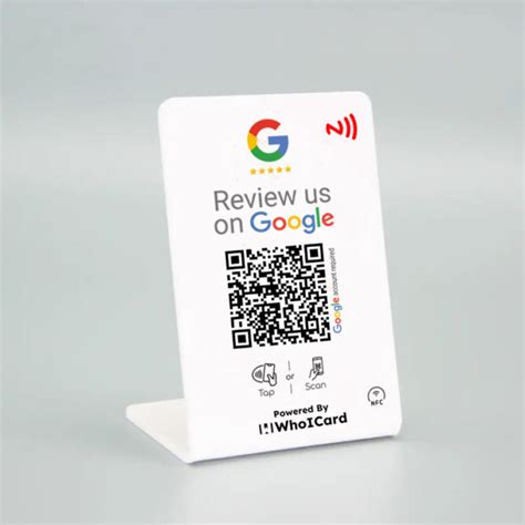 nfc stand google review|custom google review nfc card.